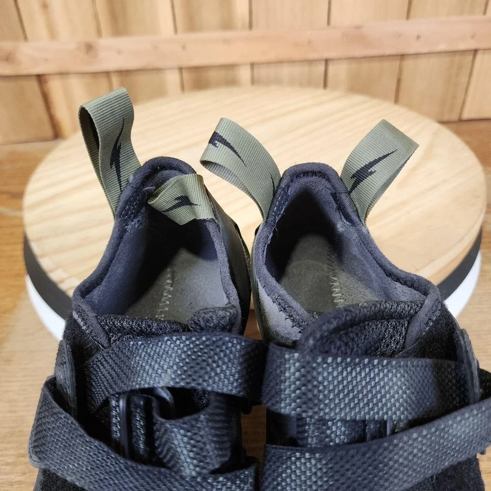 Evolv Kronos Rock Climbing Shoes Mens 9.5 Womens 10.5 Black Strap Closure TRAX